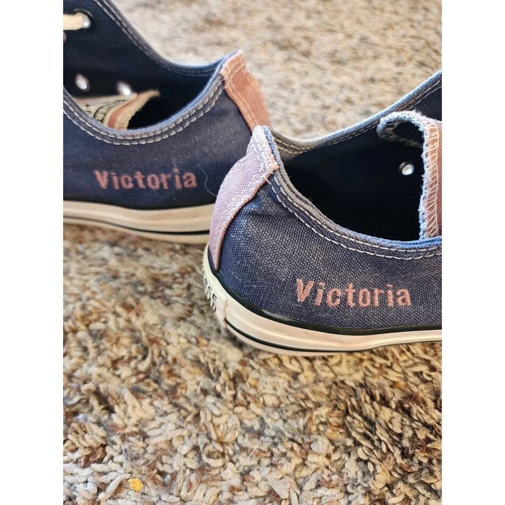 Custom Converse Chuck Taylor All Star Low Top Multicolor Women 7.5 Victoria